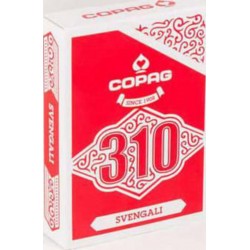 Copag Copag 310 SVENGALI - Jeu Truqué - jeu de 54 cartes toilées plastifiées - format poker - 2 index standards