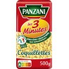 Panzani Pâtes Les 3 Minutes Coquillettes 500g (lot de 2)