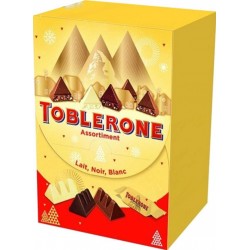 Toblerone Assortiment Mix Chocolat Lait Noir Blanc 400g