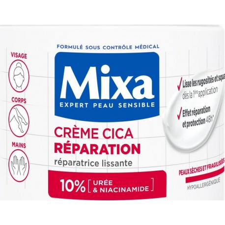 MIXA POT UREE & NIACINAMIDE REPAIR REPARATION ROUGE 400ml