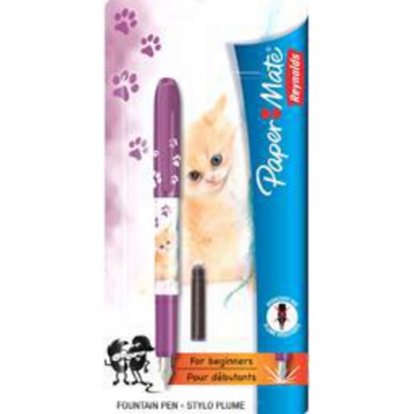 PAPERMATE REYNOLDS Stylo plum  ANIMAUX 