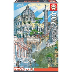 Educa Puzzle 200 ROME, CITYPUZZLES