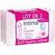 Intima Lingettes Hygiène intime Fraîcheur longue durée 3x20 x3 paquets 20 lingettes