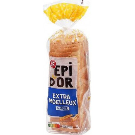 Pain de mie Epi d'Or Nature Extra-moelleux 500g