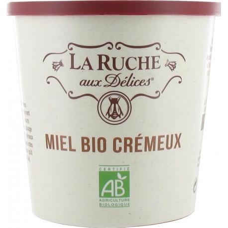 LA RUCHE  MIEL BIO FLEURS CREMEUX 750g