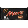 MARS Barres chocolatées fourrées au Caramel 5x45g 225g