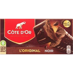 Chocolat Côte d'Or Noir extra 2x200g 400g