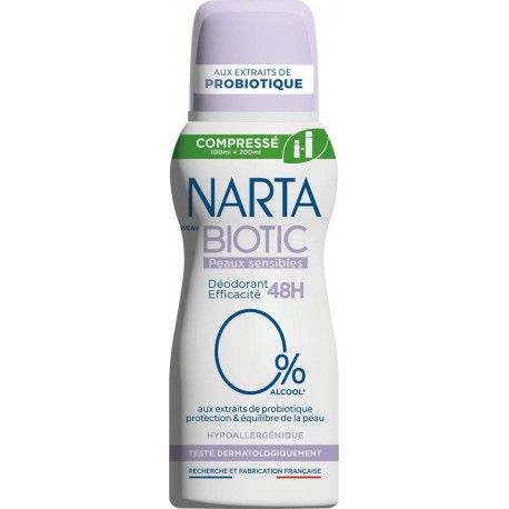 NARTA BIOTIC PET 0% SENSIBLE 100ml