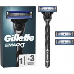 Gillette Rasoir Mach3 1rasoir+3lames