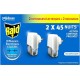 Raid Diffuseur électrique liquide 45 nuits moustiques diffuseur x2 recharge 27ml 2x45nuits