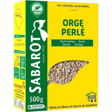 SABAROT ORGE PERLE FR 500G