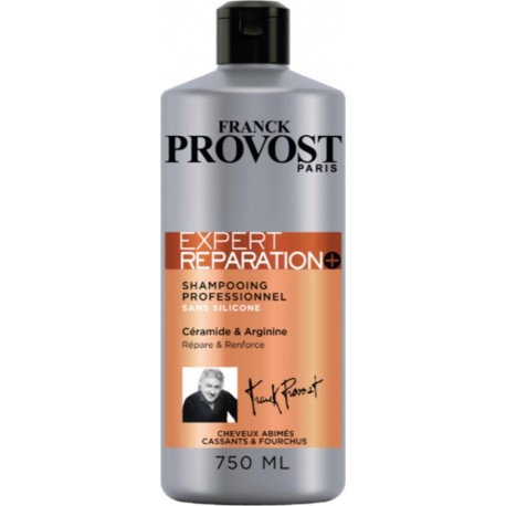 Franck Provost Shampooing Professionnel Expert Réparation Céramide & Arginine 750ml (lot de 3)