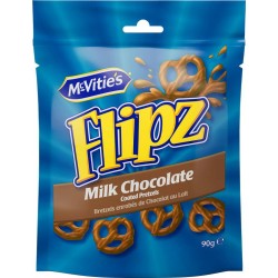 FLIPZ Bretzels Chocolat au Lait 90g