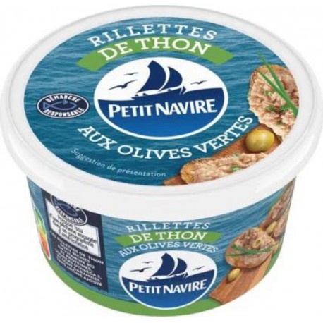 Petit Navire RILLETTE THON OLIVE 125g