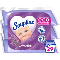 SOUPLINE ADOUCISSANT TEXTILE BERLINGOT LAVANDE NON ECOLOGIQUE 3x200ml 600ml