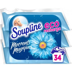 SOUPLINE ADOUCISSANT TEXTILE BERLINGOT LAVANDE NON ECOLOGIQUE 3x200ml 600ml