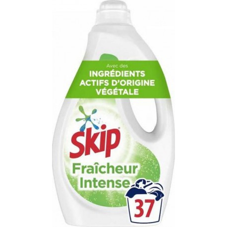 Skip Lessive liquide Fraicheur Intense x37 1.665L (lot de 3)