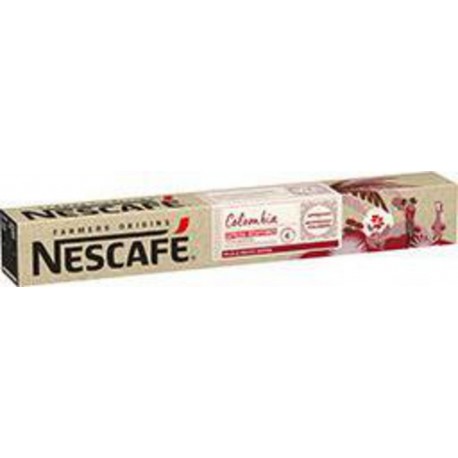 Nescafé Capsules de café compatibles Nespresso Colombia Décaf intensité 6 53g boîte 10 capsules