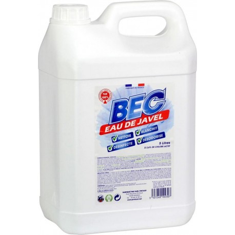 BEC EAU DE JAVEL FLACON PLASTIQUE 5L