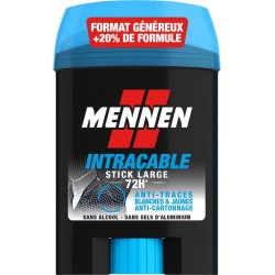 MENNEN INTRACABLE DEODORANT STICK LARGE SANS ALCOOL 72H HOMME 60ml