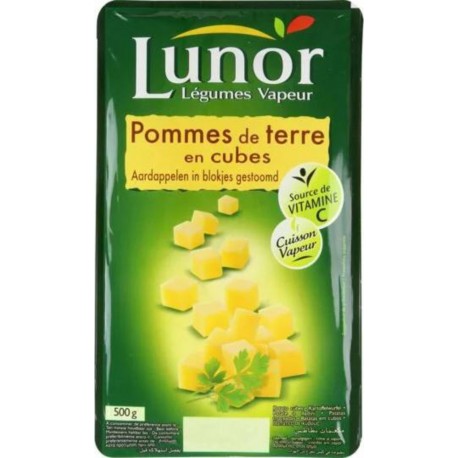 LUNOR LE POTAGER LEGUME CUIT SOUS VIDE CUBES 500G