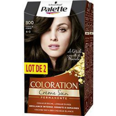 NC PALETTE 800 CHATAIN LOTX2 x2 boîtes 115ml