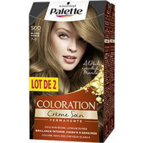 PALETTE 500 BLOND FONCEX2 2 boîtes 115ml