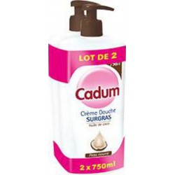 NC CADUM DCHE/BAIN COCO X2 x2 flacons 750ml