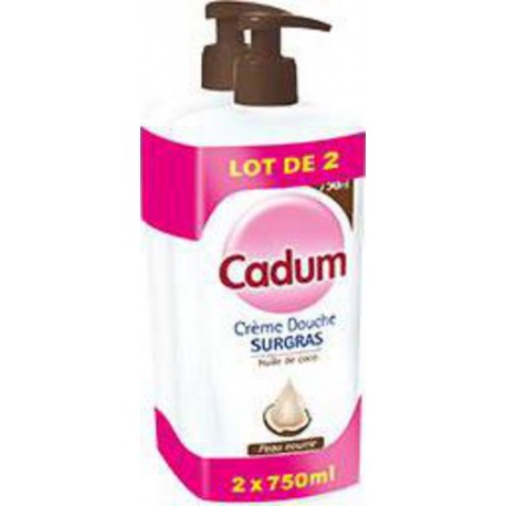 NC CADUM DCHE/BAIN COCO X2 x2 flacons 750ml