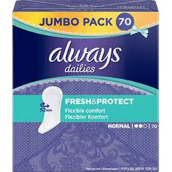 NC ALWAYS EXTRA P. PS NORMAL paquet 70 protège-slips
