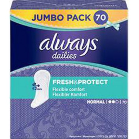 NC ALWAYS EXTRA P. PS NORMAL paquet 70 protège-slips
