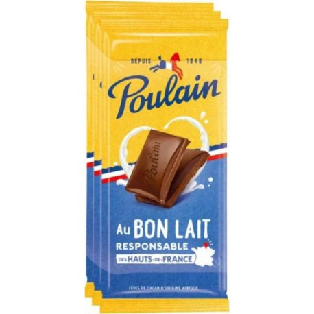 POULAIN LAIT CHOCOLATS  3X95G 285g