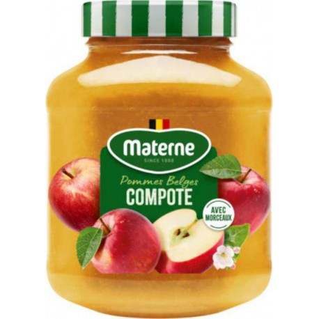 Materne Compote de Pommes Morceaux 600g