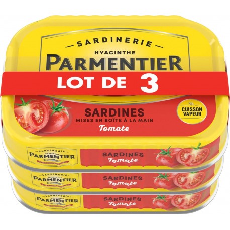 Parmentier Sardines Tomate 3x135g 405g
