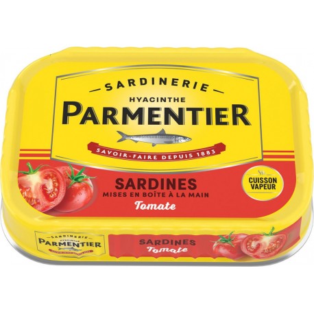 Parmentier Sardines Tomate 135g (lot de 4)