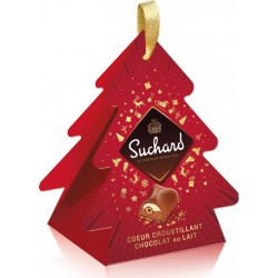 Suchard Mini-Sapin Coeur Croustillant Chocolat au Lait 50g (lot de 3)