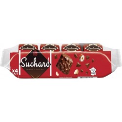 SUCHARD ROCHER CHOCOLAT AU LAIT x4 140G