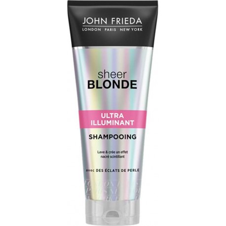 John Frieda Sheer Blonde Ultra Illuminant Shampooing avec des Éclats de Perles 250ml (lot de 3)