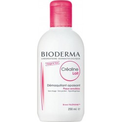 BIODERMA Créaline Lait Démaquillant Apaisant Peaux Sensibles 250ml (lot de 2)