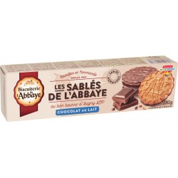 Biscuiterie de l'Abbaye Les Sablés de l'Abbaye Chocolat au Lait 130g