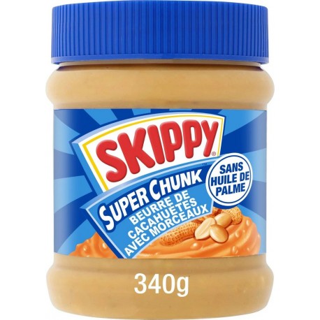 SKIPPY SUPER CHUNK PEANUT BUTTER 340g