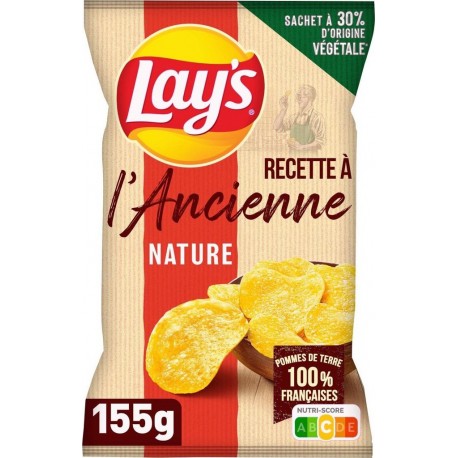 Lay's Chips à l'Ancienne 155g (lot de 2)