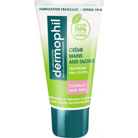 DERMOPHIL Crème mains anti-tâches formule anti-âge 75ml