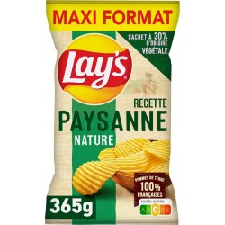 LAY'S PAYSANNES CHIPS PAYSANNE SACHET 365g