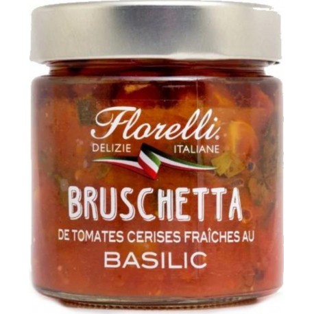 Florelli Bruschetta de Tomates Cerises au Basilic 190g