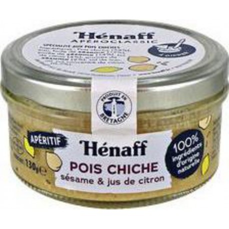 Hénaff Tartinade Pois chiche Sésame & Jus de citron 130g