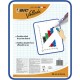 BIC VELLEDA SURFACE EFFACABLE A SEC TABLEAU DOUBLE FACE 44 X 55 CM