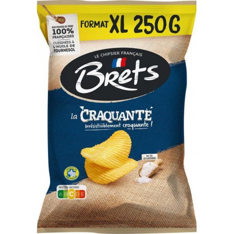 BRET'S CHIPS CRAQUANTE 250g