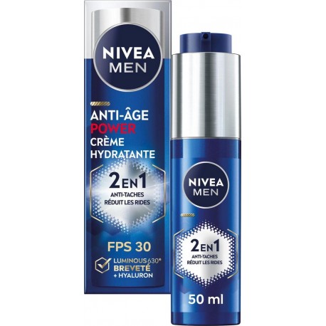 NIVEA MEN CREME HYDRATANTE ANTI-AGE POWER 2en1 50ml