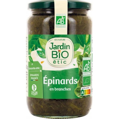 Jardin Bio Epinards 630g